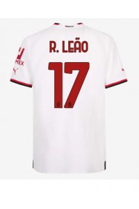 Fotbalové Dres AC Milan Rafael Leao #17 Venkovní Oblečení 2022-23 Krátký Rukáv